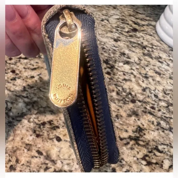 Authentic Louis Vuitton Denim Monogram Wallet - Picture 7 of 8